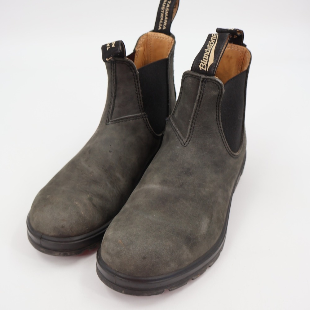 Blundstone 587 Chelsea Boots Unisex Rustic Black Leather Ankle Boot